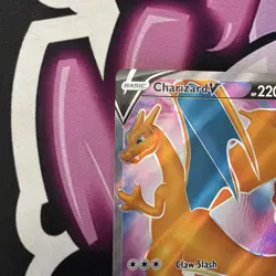 Charizard V - SWSH050 - Full Art Black Star Ultra Rare Promo - Pokemon Card - Image 2