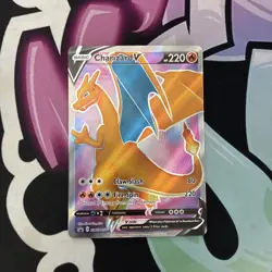 Charizard V - SWSH050 - Full Art Black Star Ultra Rare Promo - Pokemon Card - Image 5