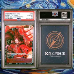 Luffy PSA 10 Graded Op05 012 1st Anniversary Japanese One Piece Card - Image 3
