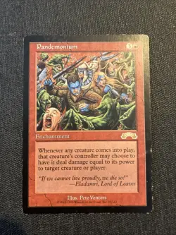 MTG 1x Pandemonium # 93 Exodus Premodern Magic the Gathering Card x1 HP - Image 1