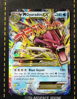 Pokemon M Gyarados EX 27/122 Ultra Rare XY Breakpoint - Image 1