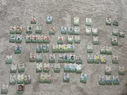 Pokemon carddass 1996 (green) lot 73 cards - Image 1