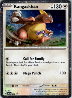 Kangaskhan SVP 202 - Rare Holo Promo (Cosmos) - Pokemon TCG Card - NM - Image 1