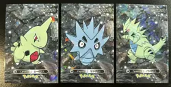 LARVITAR X PUPITAR X TYRANITAR EVOLUTION LOT - POKEMON CARD DATABASE 2 CCG FOIL - Image 1