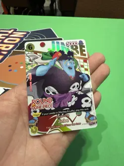 2x Jinbe ST29-005 (ENGLISH) - One Piece x Round 1 Exclusive Promo Card NM - Image 3