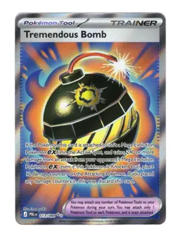 Tremendous Bomb 113/084 UR Pitch Black English Pokemon Card NM/M - Image 1