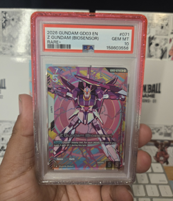 Bandai Gundam Card Game Z Gundam (Biosensor) GD03 EN #071 Rare+ PSA 10 - Image 1