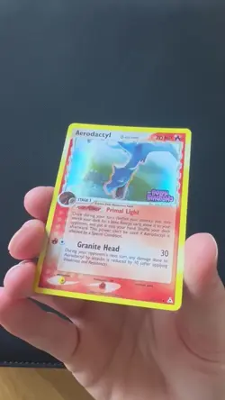 Pokemon Aerodactyl 35/110 Holon Phantoms Reverse Holo Stamped NM EX Era - Image 2