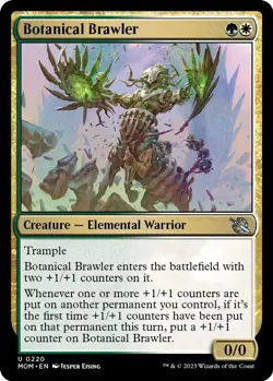 NM Foil - Botanical Brawler [MOM - 220] March of the Machine - Image 1