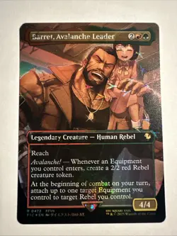 Barret, Avalanche Leader - Chocobo Track Foil - 0472 MTG Final Fantasy - Image 1
