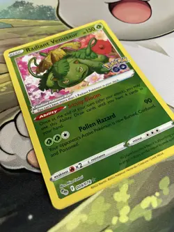 Pokemon TCG: Radiant Venusaur 004/078 Pokemon GO Holo - Image 2