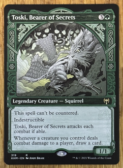 MTG Kaldheim, Toski, Bearer of Secrets - Showcase - Image 1