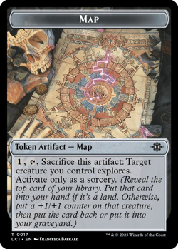 Map Token - The Lost Caverns of Ixalan (LCI) - Image 1