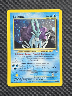 Pokemon TCG Suicune 14/64 Neo Revelation Holo Rare Unlimited English 2000 - Image 1