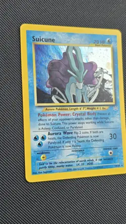 Pokemon TCG Suicune 14/64 Neo Revelation Holo Rare Unlimited English 2000 - Image 2