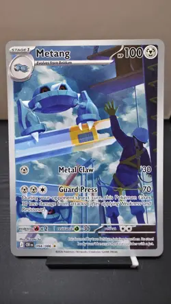 Metang 094/086 Holo Illustration Rare Chaos Rising Pokemon Near Mint - Image 1