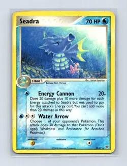 Seadra 39/97 Uncommon Dragon Pokemon Lightly Played - Image 1