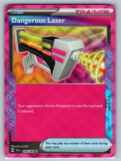 Dangerous Laser 058/064 ACE SPEC Rare Shrouded Fable Pokemon Holo Near Mint - Image 1