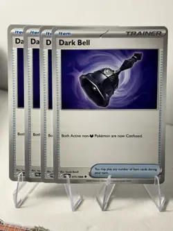 4x Dark Bell 075/084 Pokemon Pitch Black Playset - Image 1