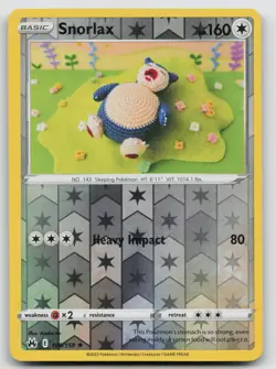 Snorlax 109/159 Crown Zenith Pokemon NM 177 - Image 1