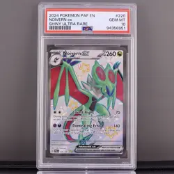 Pokemon Noivern ex 220/091 PAF PSA 10 Gem Mint Shiny Ultra Rare Paldean Fates - Image 1