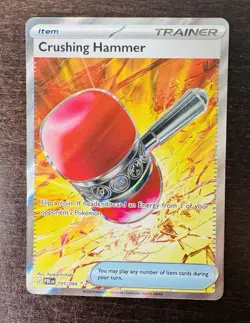 Crushing Hammer 105/084 Ultra Rare Pitch Black Pokemon NM - Image 1