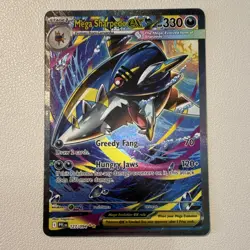 Pokemon TCG - Mega Sharpedo EX 127/094 - Phantasmal Flames SIR Full Art Holo - Image 1