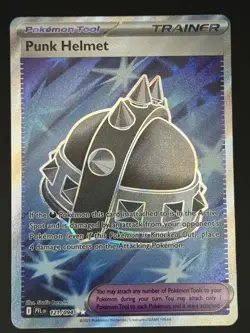 PUNK HELMET 121/094 ULTRA RARE PHANTASMAL FLAMES POKEMON HOLO NM/M - Image 1