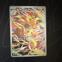 Pokemon Ethan's Typhlosion 190/182 Sv10 Destined Rivals Full Art Illus Holo - Image 1