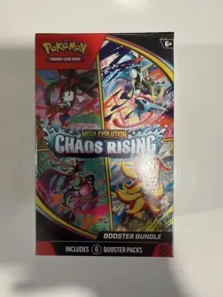 Pokemon Company Mega Evolution: Chaos Rising Booster Bundle Box 6 Packs EN 2026 - Image 1