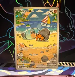 The Pokemon Company Dwebble 129/086 Sv: Black Bolt IR Holo ENG - Image 1