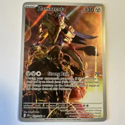 Pokemon TCG Zamazenta Destined Rivals 201/182 Illustration Rare NM - Image 1