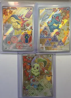 Pokemon First Partner Series 2 - JOHNTO REGION: Chikorita Cyndaquil Totodile - Image 1