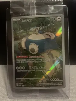 💤Pokemon TCG SV Scarlet & Violet 151 SNORLAX Black Star Promo Sealed #051 💤 - Image 1