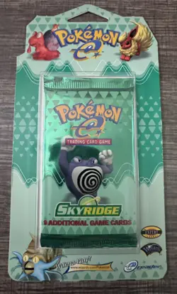 Pokemon Skyridge Blister Pack Sealed Poliwrath Art - Image 2