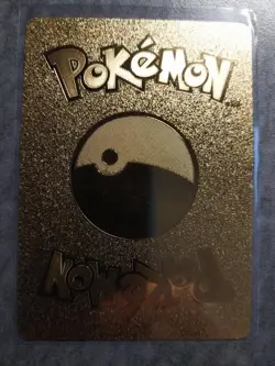 PIKACHU V Gold Foil Fan Art ULTRA RARE POKEMON NM - Image 2