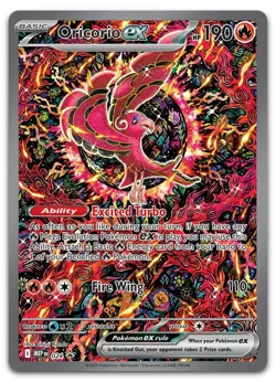 Oricorio ex - 024 #24 (Holo) (NM) ME: Mega Evolution Promo MEP Pokemon - Image 1
