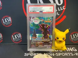 2021 Pokemon Evolving Skies #215 Umbreon VMAX Full Art Secret PSA 9 Mint - Image 1