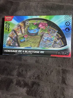 Venusaur ex Blastoise ex Premium Collection GameStop Exclusive - Pokemon Sealed - Image 1