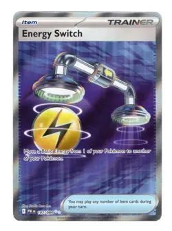 Energy Switch 107/084 Full Art Ultra Rare Pokemon Pitch Black ME05 NM English - Image 1