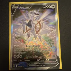 The Pokemon Company Arceus V 166/172 Ultra Rare Full Art Holo 220 HP English - Image 1