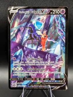 Pokemon TCG Astral Radiance Shadow Rider Calyrex Trainer Ultra Rare TG17/TG30 En - Image 1