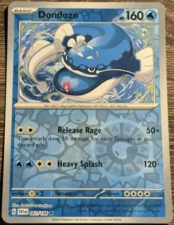 Dondozo Reverse Holo Rare - 061/198 - Scarlet & Violet Base Pokemon NM/M (L) - Image 1
