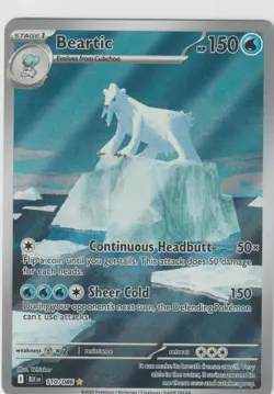 Beartic - 110/086 110/086 Holo Illustration Rare SV: Black Bolt Pokemon NM - Image 1