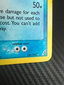 Pokemon TCG Blastoise 14/100 EX Crystal Guardians Reverse Holo Rare MP/HP - Image 4