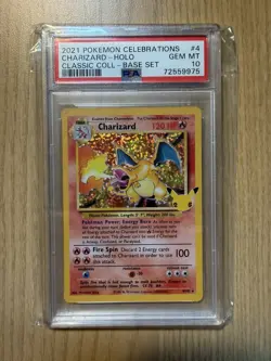 Pokemon Celebrations 25th Holo Charizard 4/102 PSA 10 Gem - Image 1