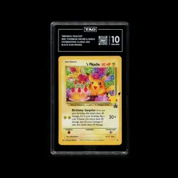 2021 Pokemon Celebrations Birthday Pikachu Holo 24 TAG 10 - Image 1