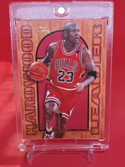 1995-96 Fleer - Flair Hardwood Leader Michael Jordan #4 HOF GEM MINT! 🏀🔥🔥🔥 - Image 4