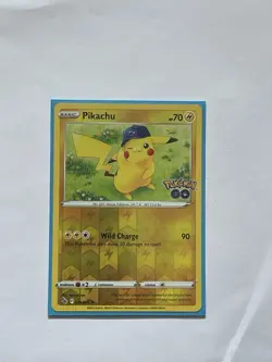 Pikachu 028/078 Pokemon GO Reverse Holo - Image 1