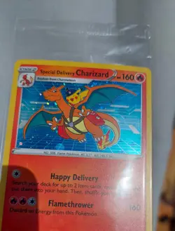 Pokemon Special Delivery Charizard SWSH075 2022 Promo *SEALED* - Image 3
